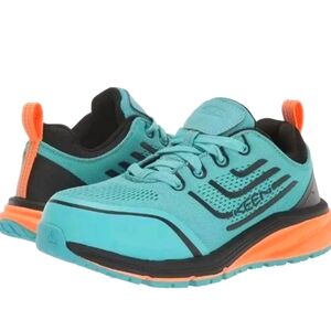 Keen Teal and Orange Athletic Shoes size 8.5